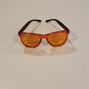 Knockaround Sunglasses Premiums Polarized Mirrored Kids Campfire Red/Wood